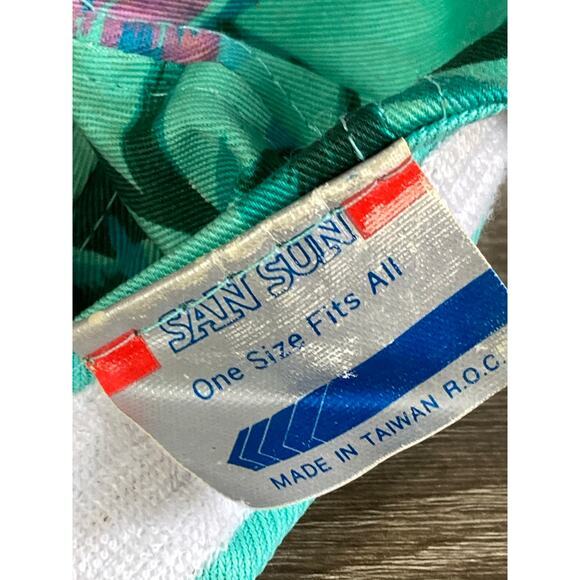 Vintage 1990 MacMillan Bloedel Floral Courtyard Snapback Hat Made in Taiwan - Picture 3 of 13